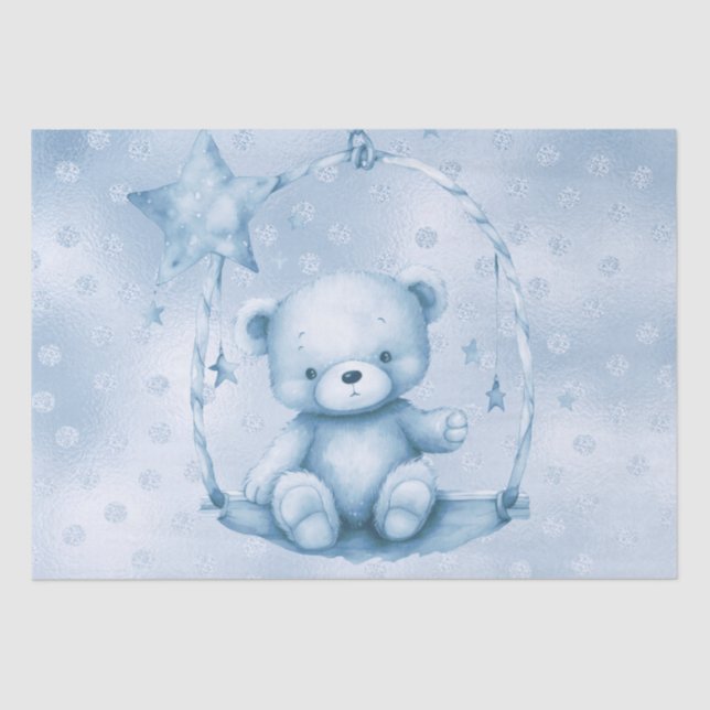 Teddy Bear Tissue Paper Seidenpapier (Vorderseite)