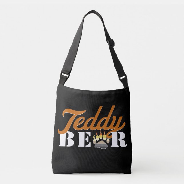 Teddy Bear Tragetaschen Mit Langen Trägern (Vorderseite)