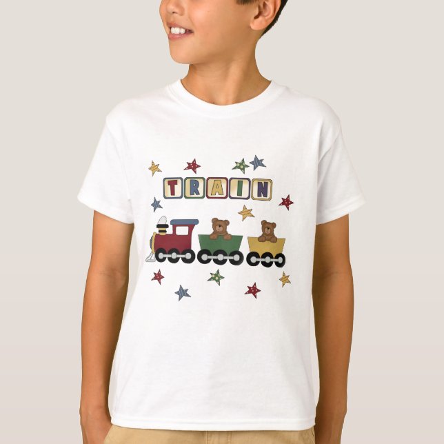 Teddy Bear Train Tshirts und Geschenke (Vorderseite)