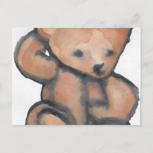 Teddy Bear überlegt CricketDiane Designer Stuff Postkarte