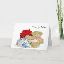 Teddy Bear und Rag Doll werden bald gut Karte