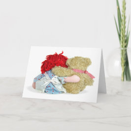 Teddy Bear und Rag Doll werden bald gut Karte