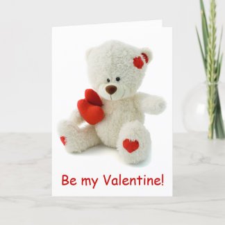 Teddy Bear Valentine Feiertagskarte
