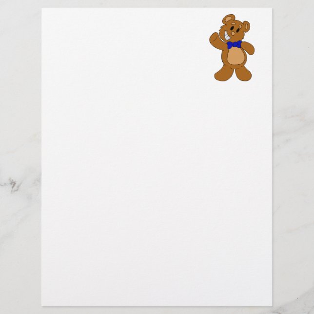 Teddy Bear Waving (Vorderseite)