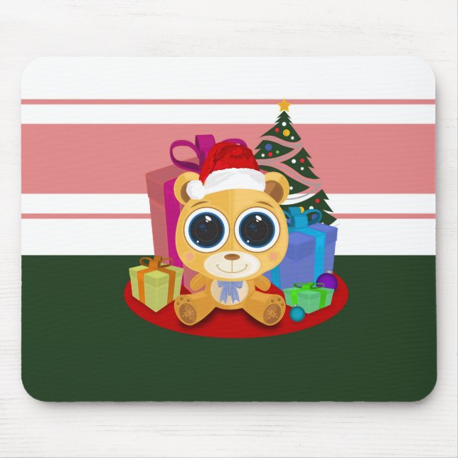 Teddy Bear - Weihnachten Mousepad (Vorne)