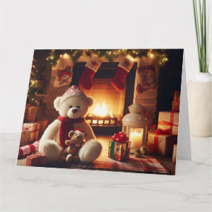 Teddy Bear Weihnachtskarte Karte