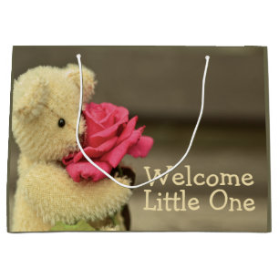 Teddy Bear Welcome Baby Große Geschenktüte