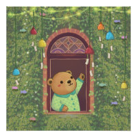 Teddy Bear & Wind Chimes