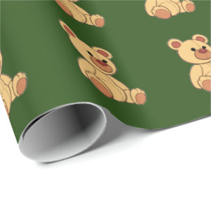 Teddy Bear Wrapping Paper Geschenkpapier