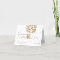Teddy BearHeart & Balloon Babydusche