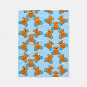 Teddy Bears Baby Blanket Fleecedecke
