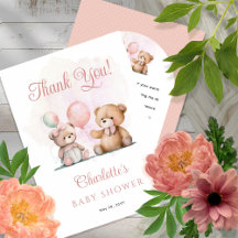 Teddy Bears Es ist ein Mädchen mit Baby Wait Baby