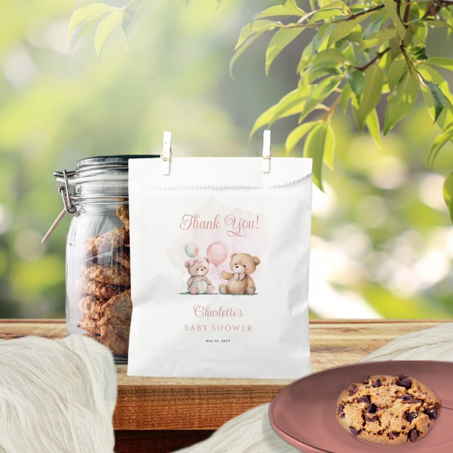 Teddy Bears Es ist ein Mädchen mit Baby Wait Baby  Geschenktütchen (Von Creator hochgeladen)