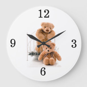 Teddy Bears Große Wanduhr