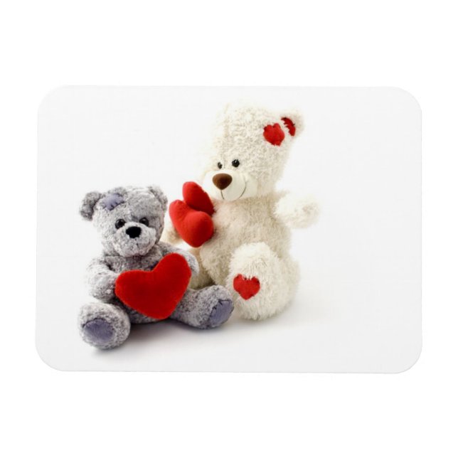 Teddy Bears haben ein Premium Magnet (Horizontal)