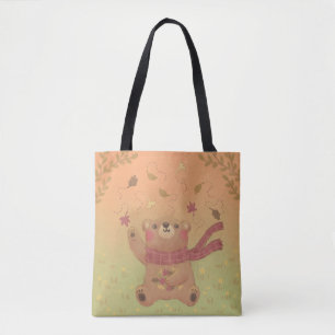 Teddy Bear's Herbst-Herbstlaub