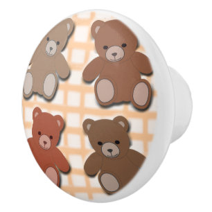 Teddy Bears Keramikknauf