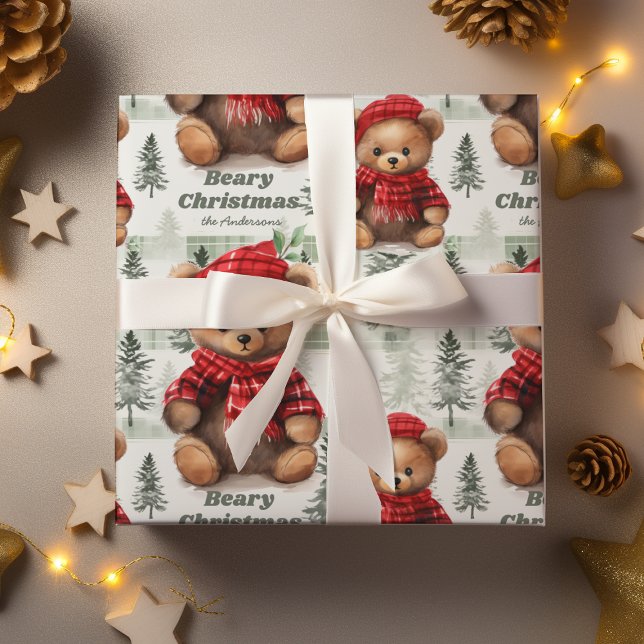 Teddy Bears Wrapping Paper Geschenkpapier (Von Creator hochgeladen)