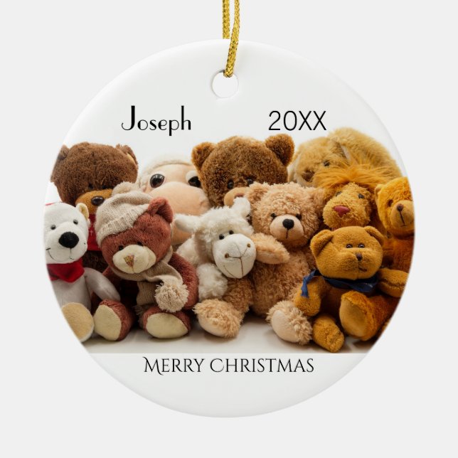 Teddy BearsOrnament von HAMbyWG Keramik Ornament (Vorne)