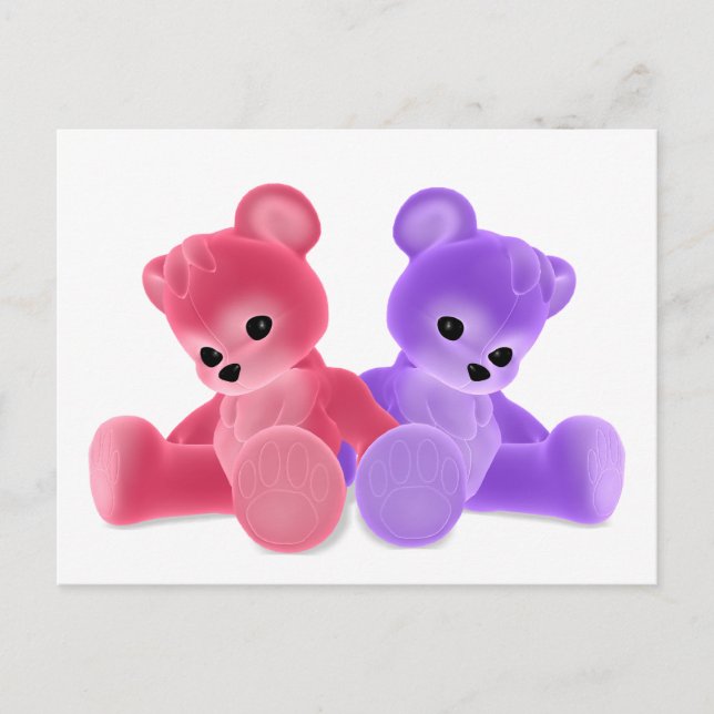 Teddy Bearz Postcard Postkarte (Vorderseite)