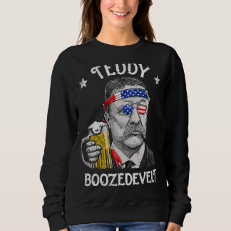 Teddy Boozedevelt Theodore Roosevelt 4. Juli Sweatshirt
