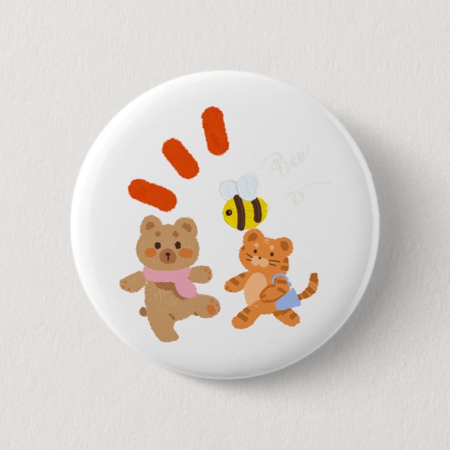 Teddy Button (Vorderseite)
