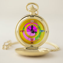 Teddy Flugzeug Pocket Watch