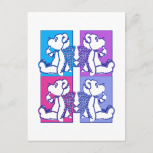 Teddy Foursome Postkarte