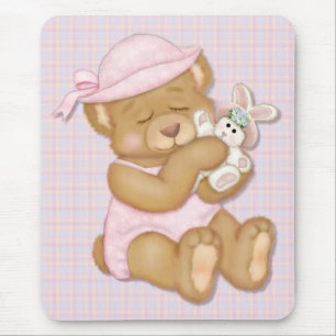 Teddy Girl Oaster Mousepad