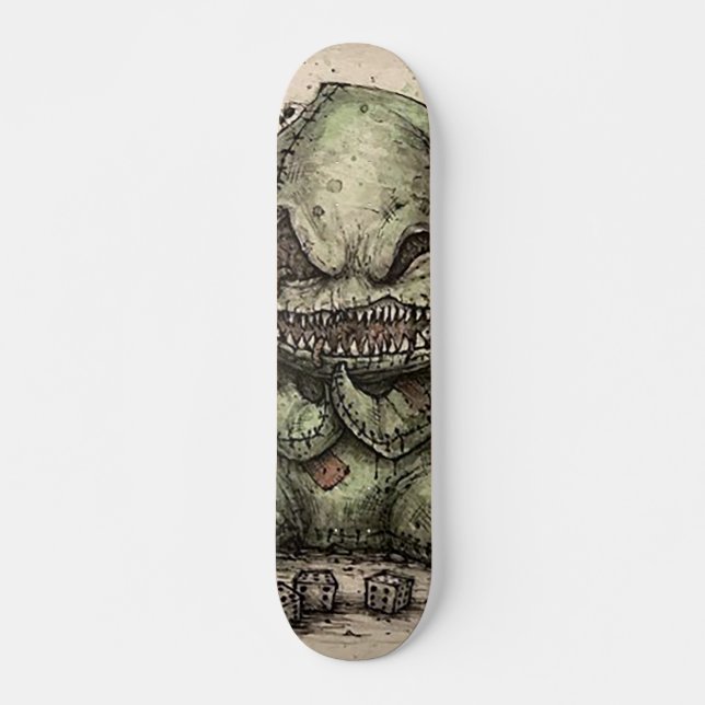 "Teddy komm und spiel" Skateboard (Vorne)