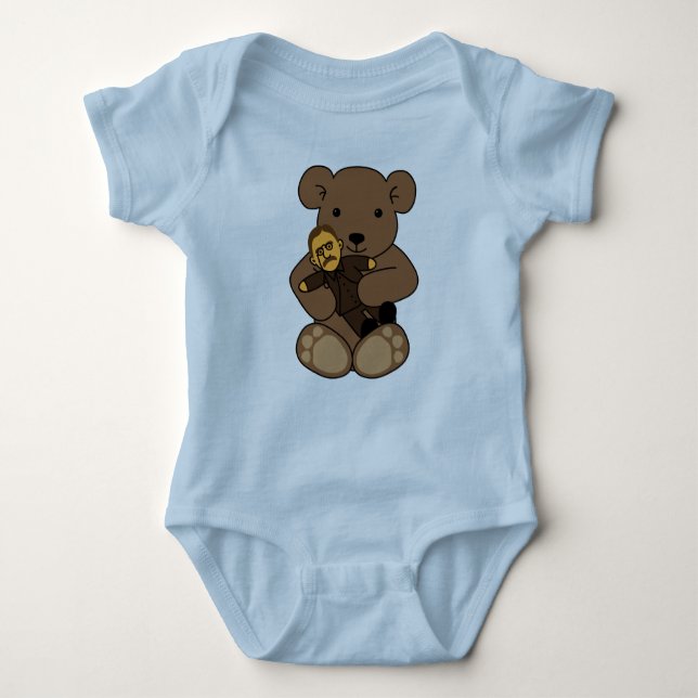 Teddy-Liebe Baby Strampler (Vorderseite)