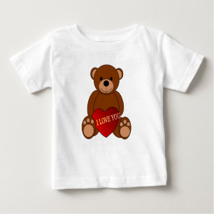 Teddy-Liebe Baby T-shirt