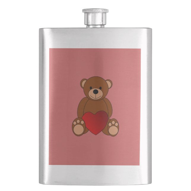 Teddy Liebe Flachmann (Vorderseite)