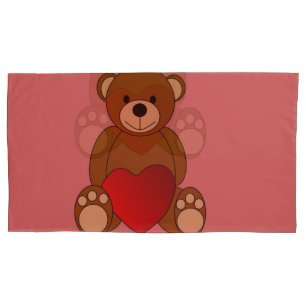 Teddy Liebe Kissenbezug
