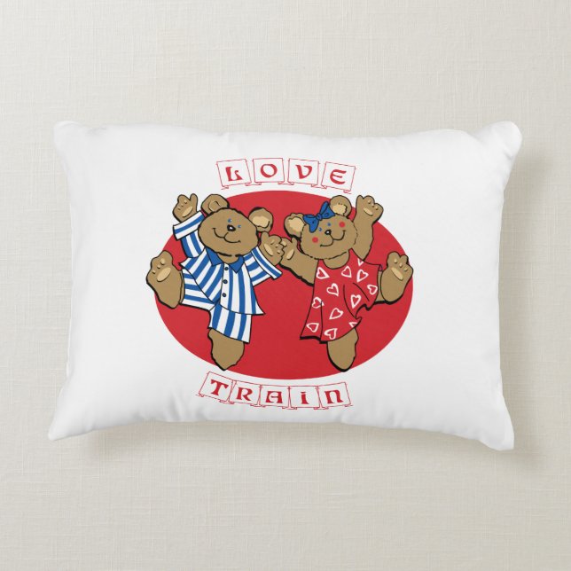 Teddy Liebe Pillow Dekokissen (Rückseite)