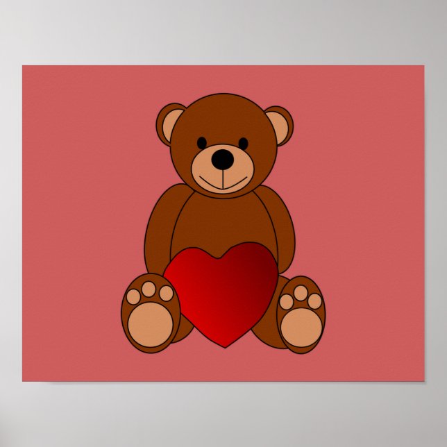 Teddy Liebe Poster (Vorne)