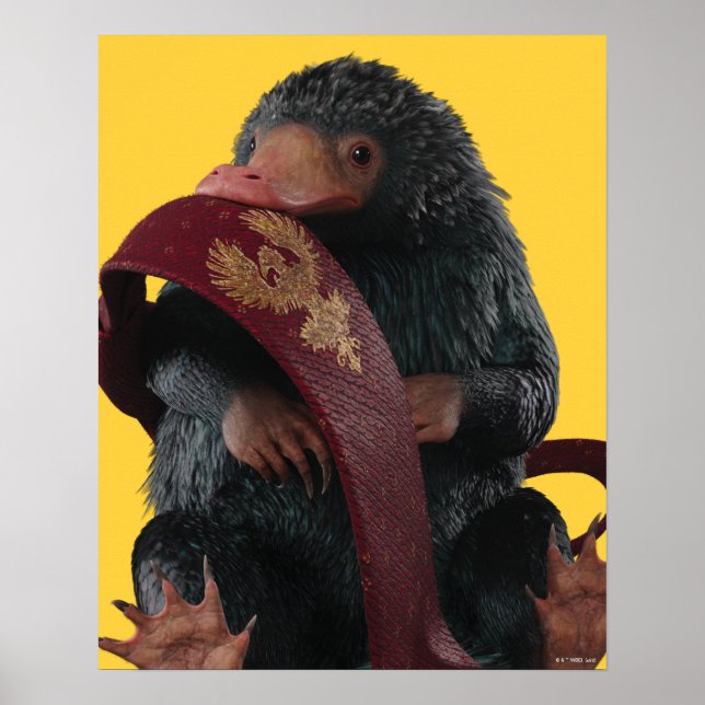 Teddy mit Krawatte Graphic Poster (Vorne)