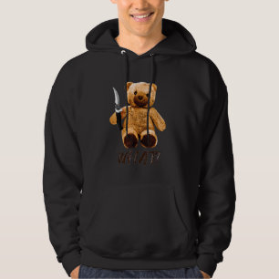 Teddy Mit Messer Was Für Ein Mörderischer Teddybär Hoodie