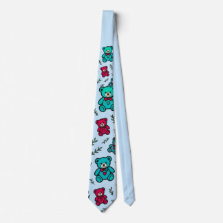 Teddy Parade Pattern Tie Krawatte