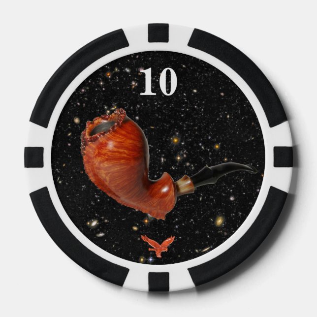 Teddy Poker Chip Black Space (zweiseitig) Rev-1 (Vorderseite)