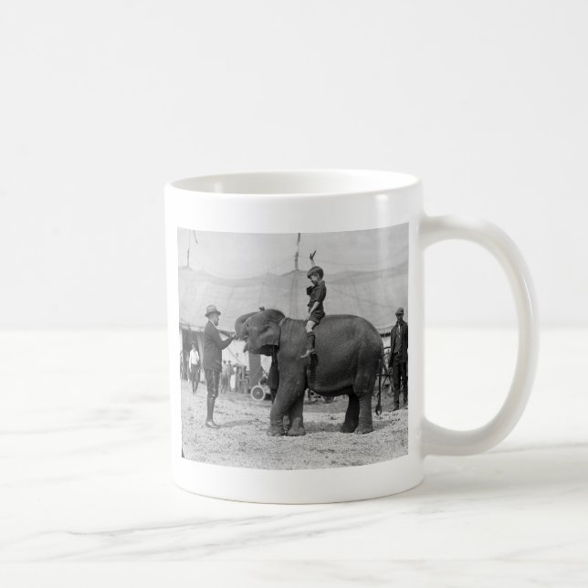 Teddy Roosevelt am Zirkus: 1924 Kaffeetasse (Rechts)