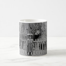 Teddy Roosevelt an der großen Baum-Waldung Santa Kaffeetasse