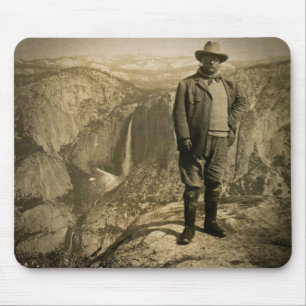 Teddy Roosevelt Glacier Point Yosemite Valley Mousepad