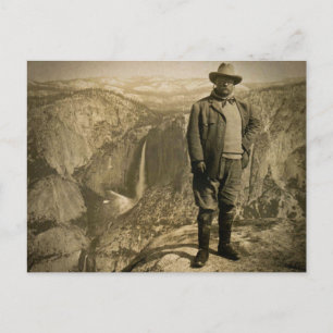 Teddy Roosevelt Glacier Point Yosemite Valley Postkarte