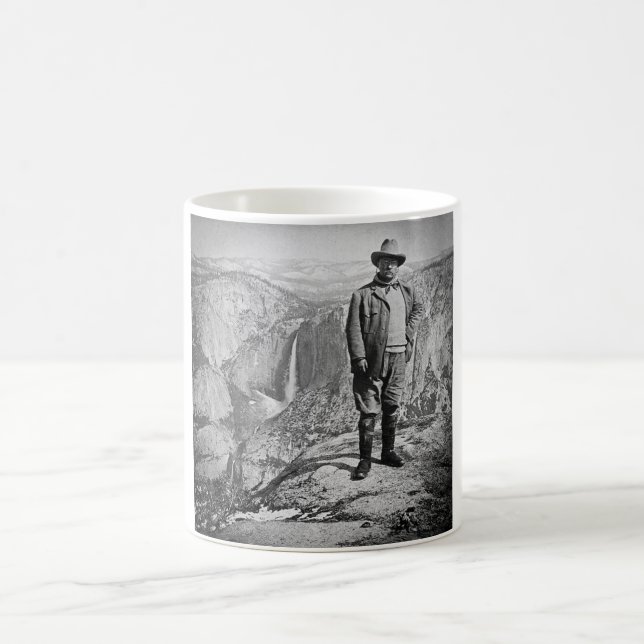 Teddy Roosevelt-Gletscher-Punktyosemite-Tal CA Kaffeetasse (Mittel)