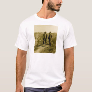Teddy Roosevelt und John Muir am Gletscher-Punkt T-Shirt