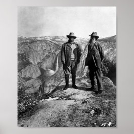Teddy Roosevelt und John Muir - Glacier Point Poster