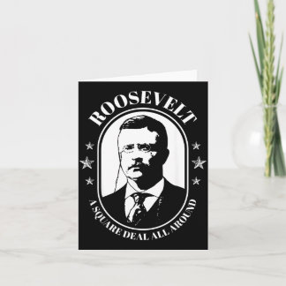 Teddy Roosevelt Zitat Bull Moose Theodore Karte