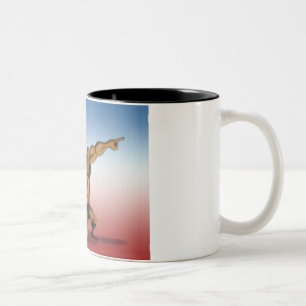 Teddy- RooseveltTasse Zweifarbige Tasse