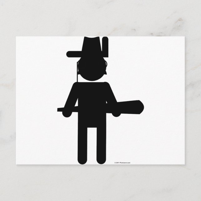 Teddy Roosvelt Postkarte (Vorderseite)